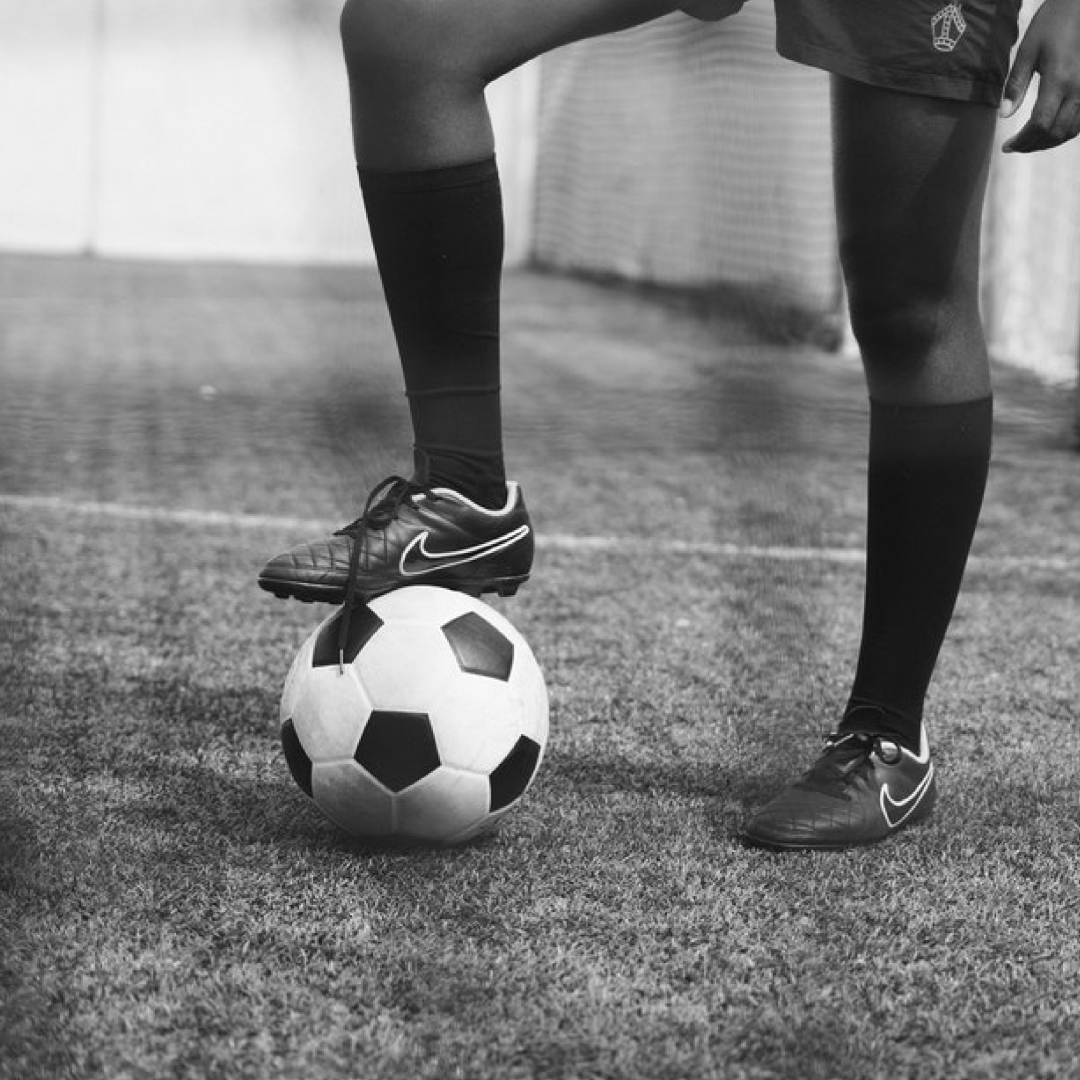 soccer ball blk wht